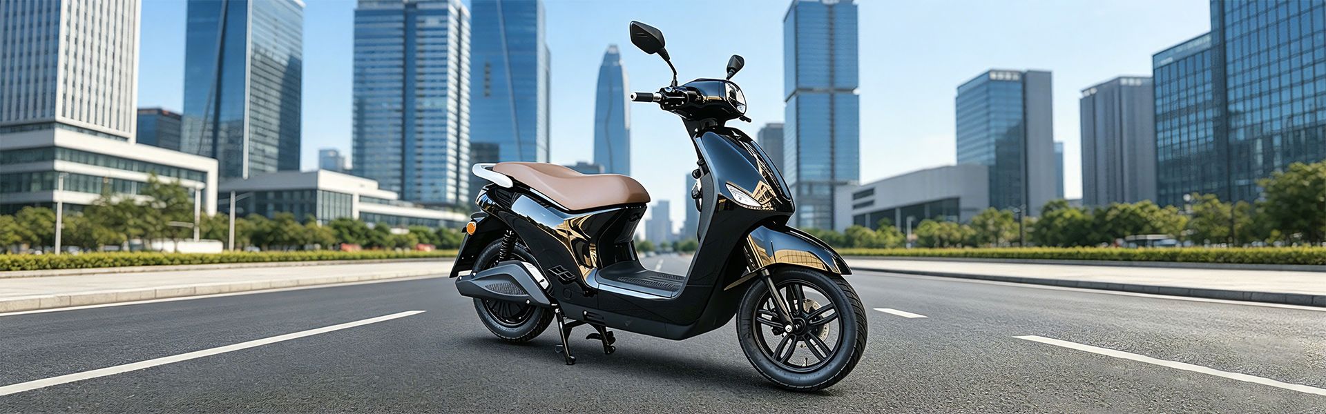 Electric scooter with pedals (D-01)