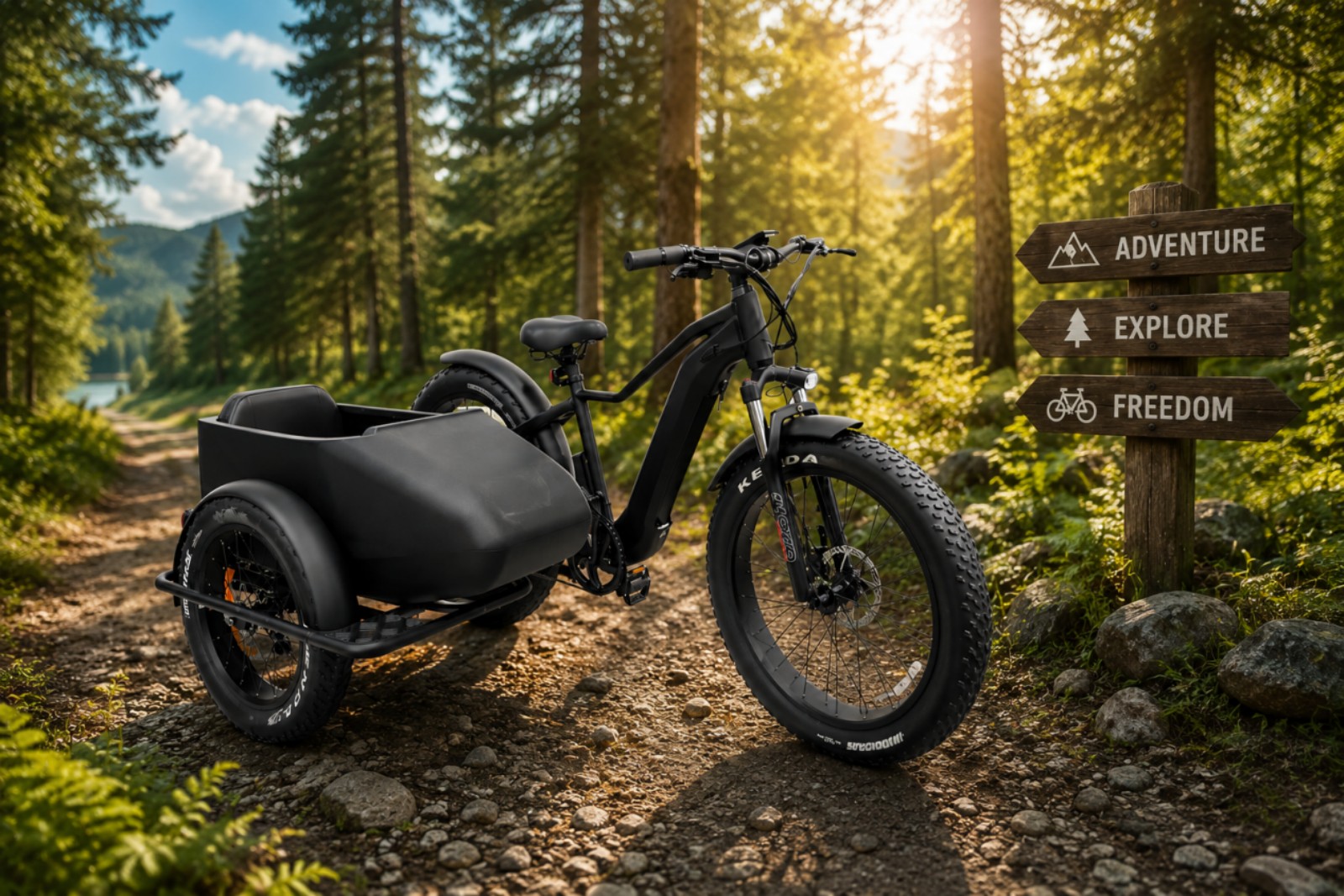Discover a New Way to Ride with a Sidecar Electric Bike