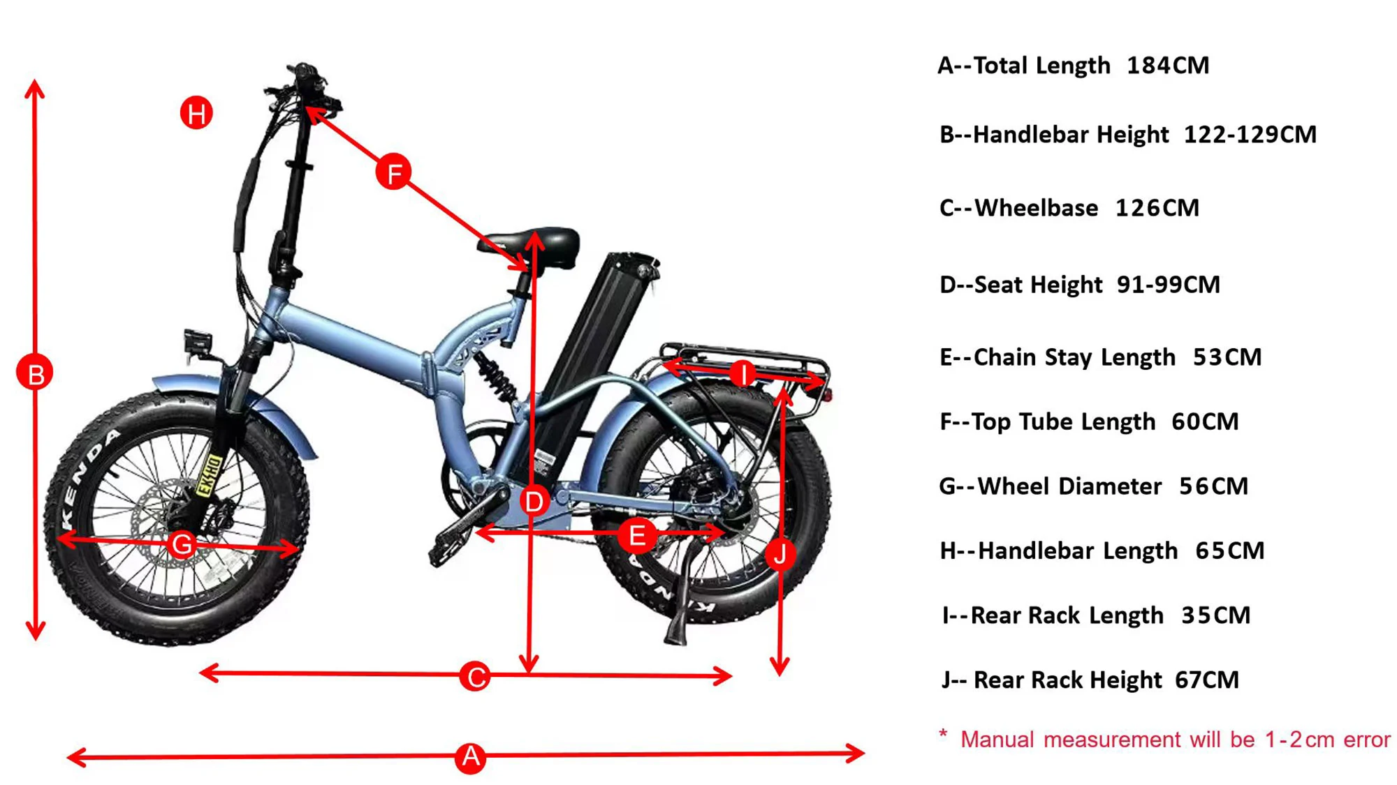 Ebike هندسة التعليق الكامل للإطارات الدهنية