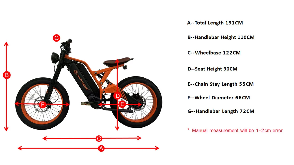 هندسة الدراجة الترابية الكهربائية